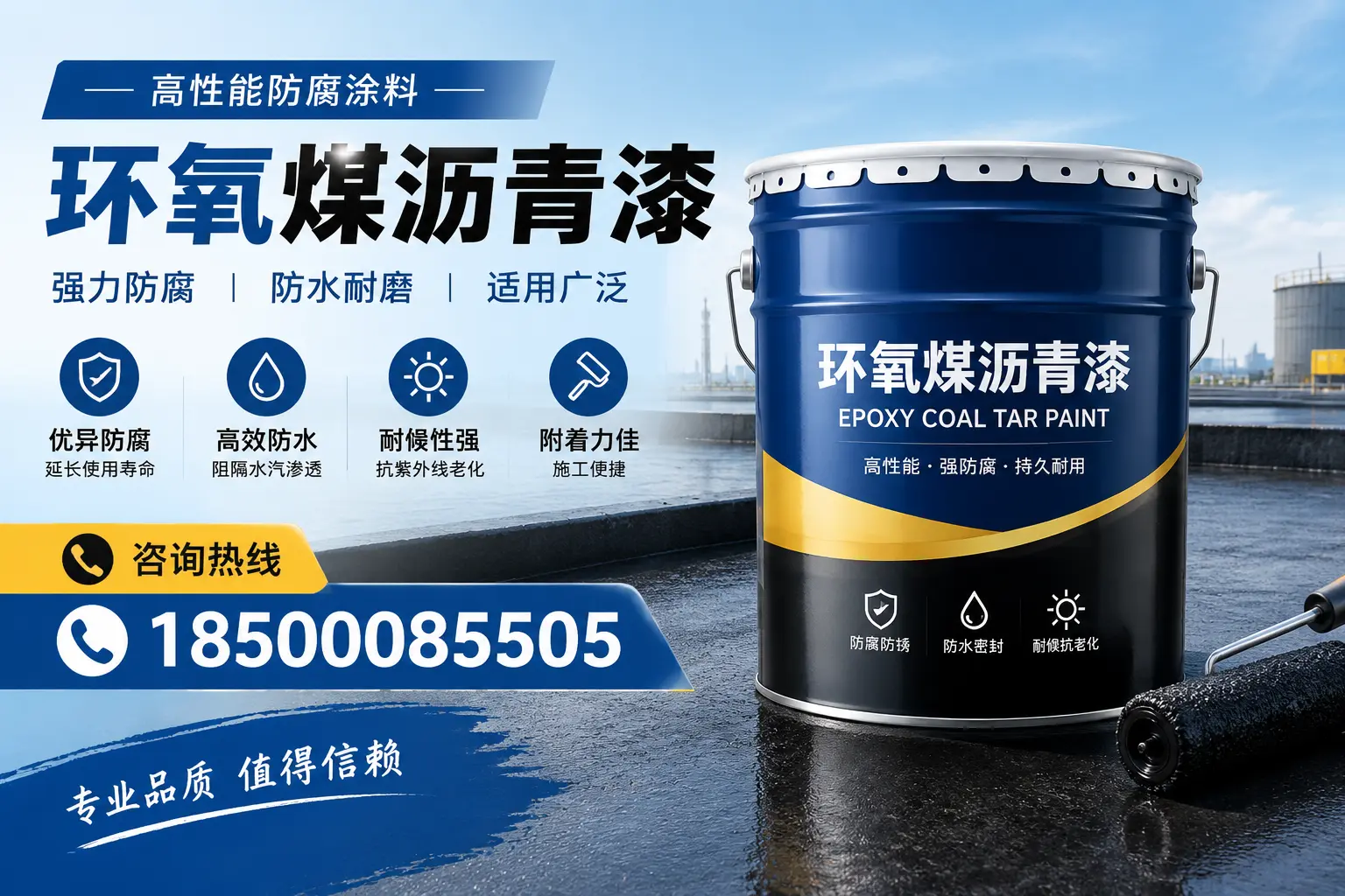 环氧煤沥青漆的主要成分与功能，七台河用户深度了解